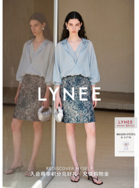 LYNEE【长岛假日】白色假两件衬衫夏季女士简约通勤蓝衬衫