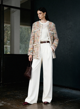 LYNEE【COCO星空】金标系列 CH同源法国进口SCOP绵羊毛小香风外套