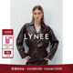 LYNEE 高级感复古蛋白PU皮夹克 高端大牌棕色皮衣外套女2026新款