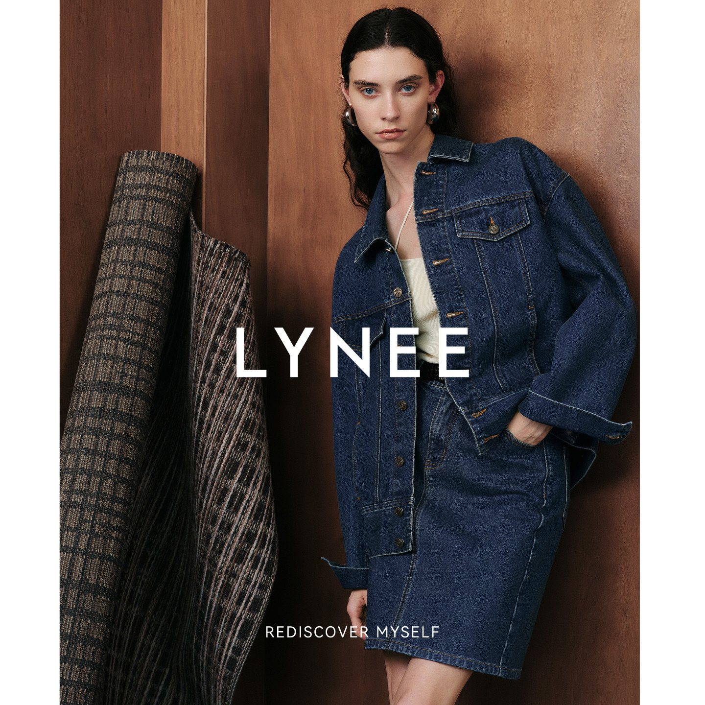 LYNEE【来自尼姆】c@lin@ 复古时髦牛仔外套女春季百搭轻松感夹克