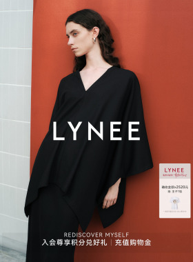 LYNEE【慢调生活】row风黑色廓形羊毛斗篷 春季蝙蝠袖时髦外套