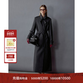 黑标系列 新品 暮色 平驳领 LYNEE 25秋季 经典 精纺羊毛风衣外套