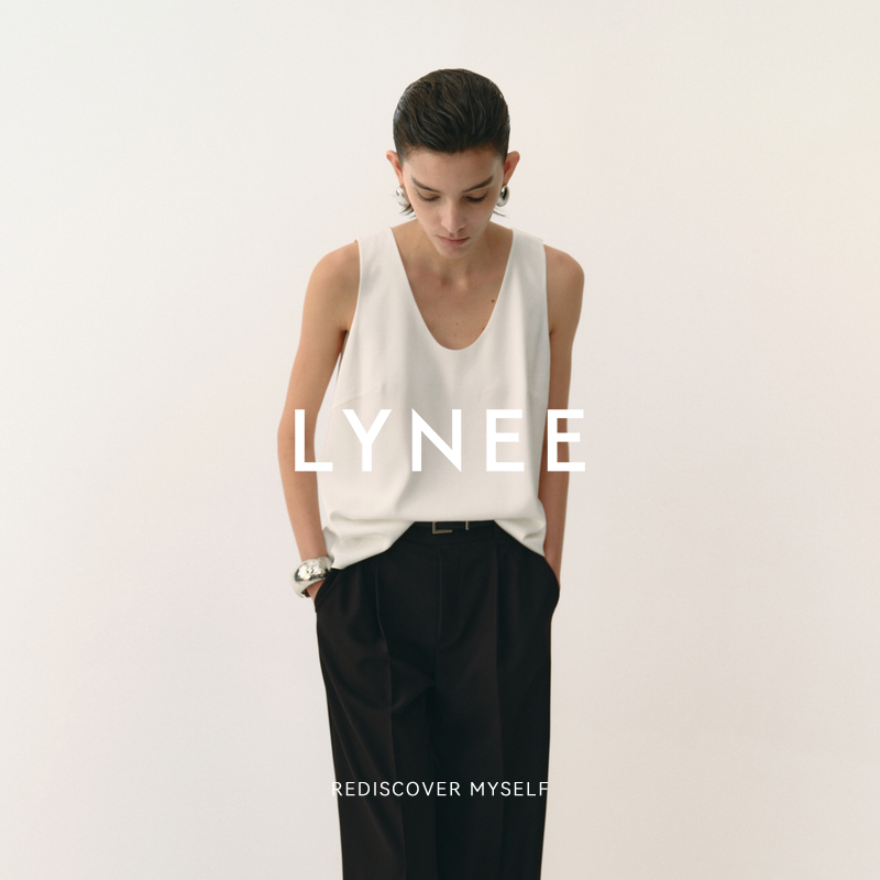LYNEE X Toril醋酸U领缎面背心 TGD2FSW013/TGD2FSW014