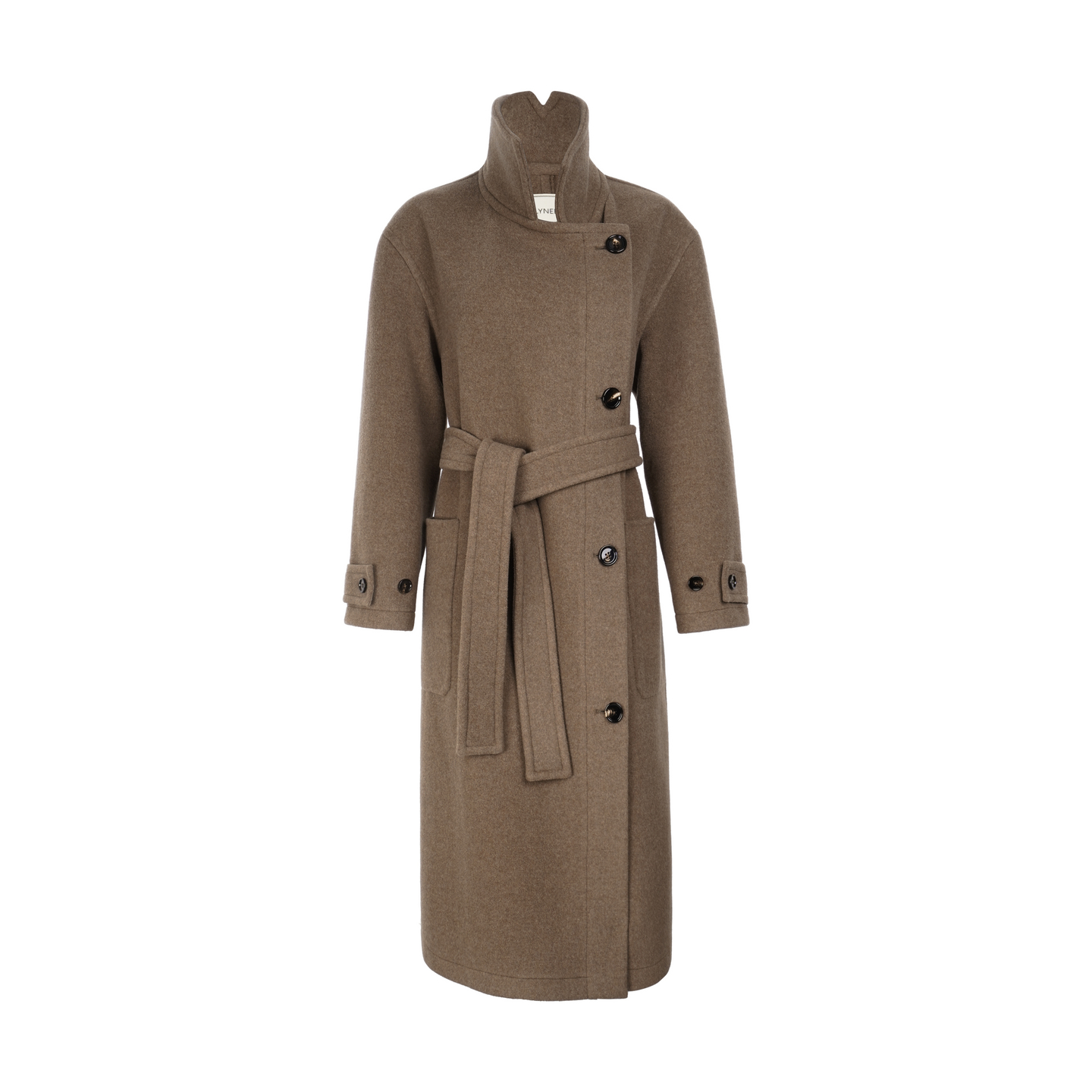 LYNEE【轻量系列】Lem@ire立领羊毛混纺双面呢大衣女金敏喜大衣