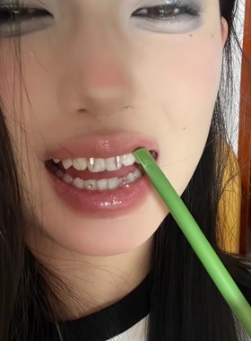 Drillight牙钻自己粘虎牙牙钻diy材料包小众设计辣妹爆闪牙钻饰品