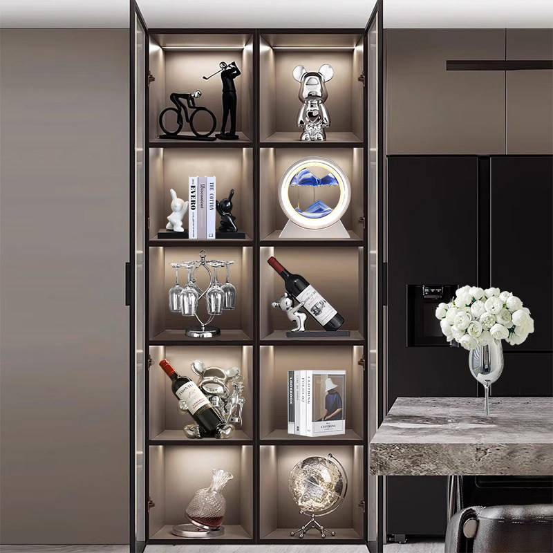 轻奢高档红酒架酒柜装饰品摆件客厅电视柜家居展示2024新款高级感,家居饰品,装饰摆件,淘宝优惠券,粉丝福利购,淘宝优惠卷