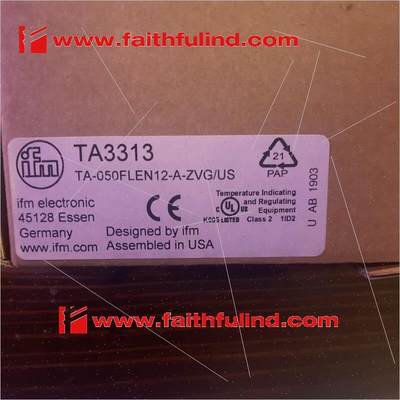 议价IFM TA3313 易福门温度传器 TA-050FLEN14-A-ZVG/US