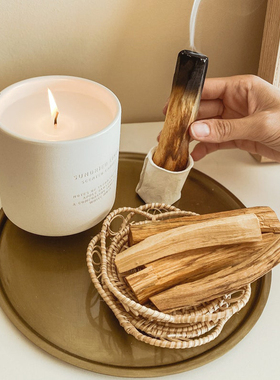 趣森 进口秘鲁圣木条 palo santo 老料原木 植物香薰空间清理