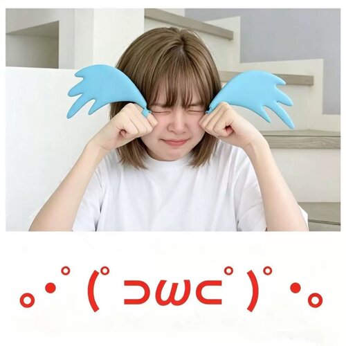 日系搞怪哭哭眼泪戒指