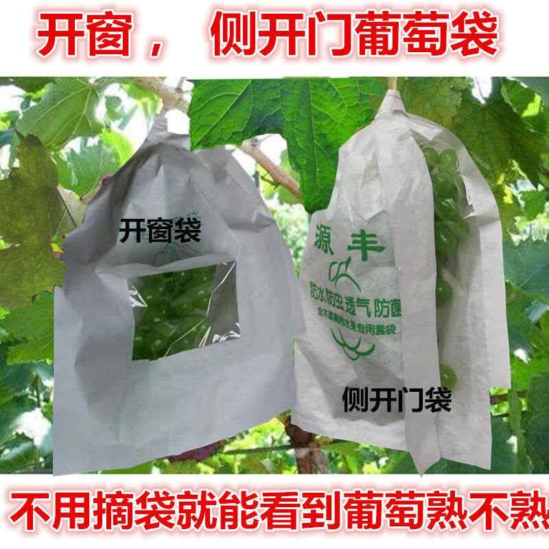 水果套袋黄皮果石榴葡萄专用防虫龙眼荔枝防鸟神器加厚防雨水纸袋