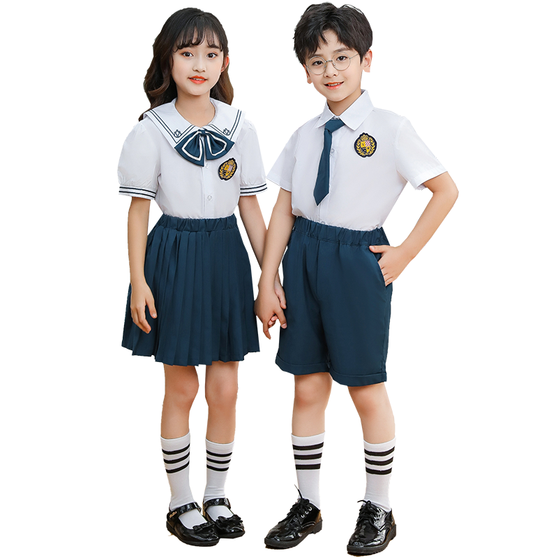 中小学生大合唱表演服儿童校服诗歌朗诵演出服装幼儿园园服毕业照