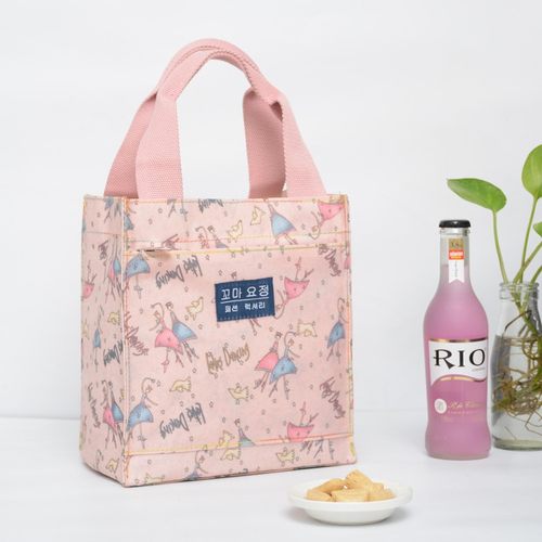 防水帆布带饭便当袋手提包