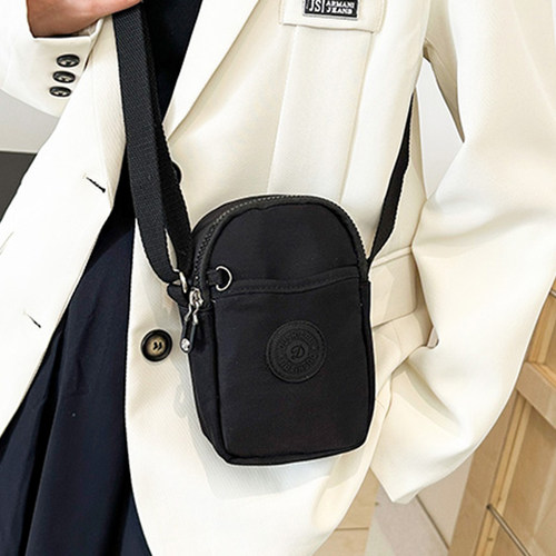 单肩包女新款迷你尼龙挂脖手机包