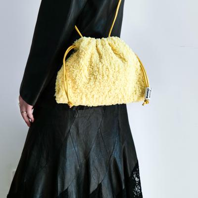 【正品】澳洲设计师品牌EvanaCheung【羊毛卷L系列】 单肩手提包