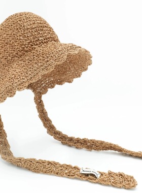 【正品】EvanaCheung澳洲设计师品牌【皎洁系列】草编帽