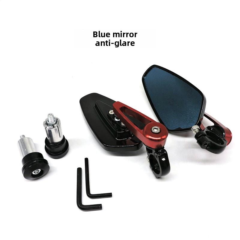 适用电动汽车/摩托车改装数控车把后视镜覆古汽车摩托车通用22mm