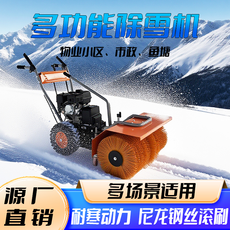 小型手推式扫雪机全齿轮