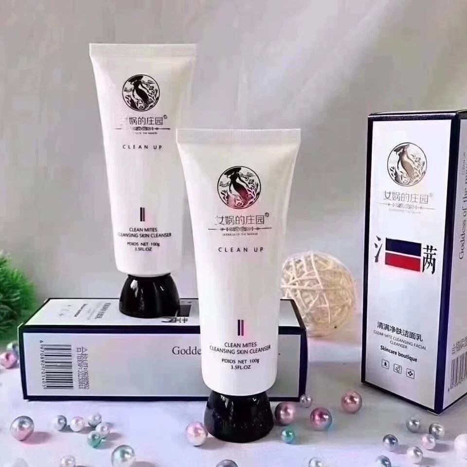 女娲的庄园洗面奶除螨洁面乳温和不刺激护肤品