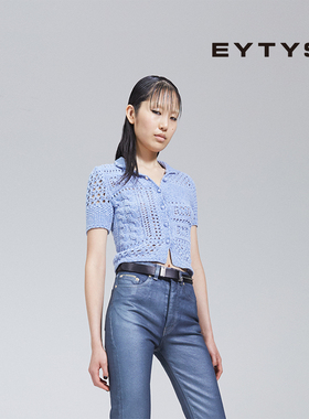 【特价5折】EYTYS针织衫Juli雪尼尔纱线修身针织衫 春季