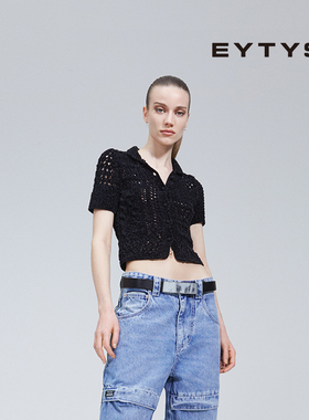 【特价5折】EYTYS针织衫Juli雪尼尔纱线修身针织衫 春季