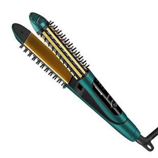 短发打理神器短发卷发内扣夹板直发卷发两用头顶发根蓬松梳子女用