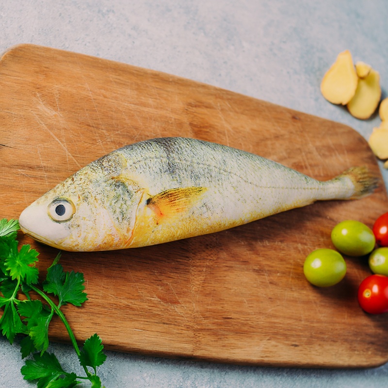创意仿真大黄鱼抱枕玩偶恶搞仿真毛绒玩具女生睡觉抱睡枕生日礼物