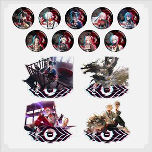 归龙潮  烛 长命锁 拂云 斋西 吧唧立牌  亚克力 马口铁徽章 周边