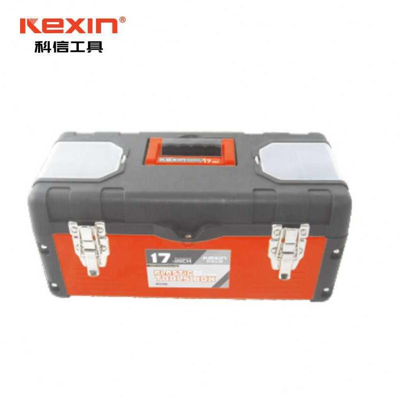 科信（KEXIN）塑铁工具箱手提万能工具箱14英寸KX4114定制图片