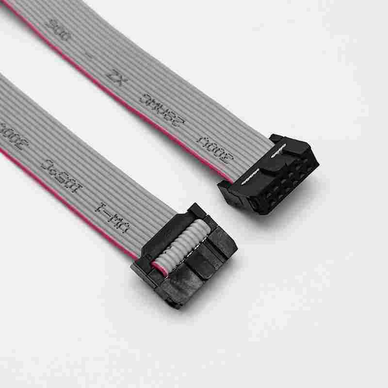 丢石头 FC灰排线 IDC 2.54mm间距 灰色扁平排线 每件两条装