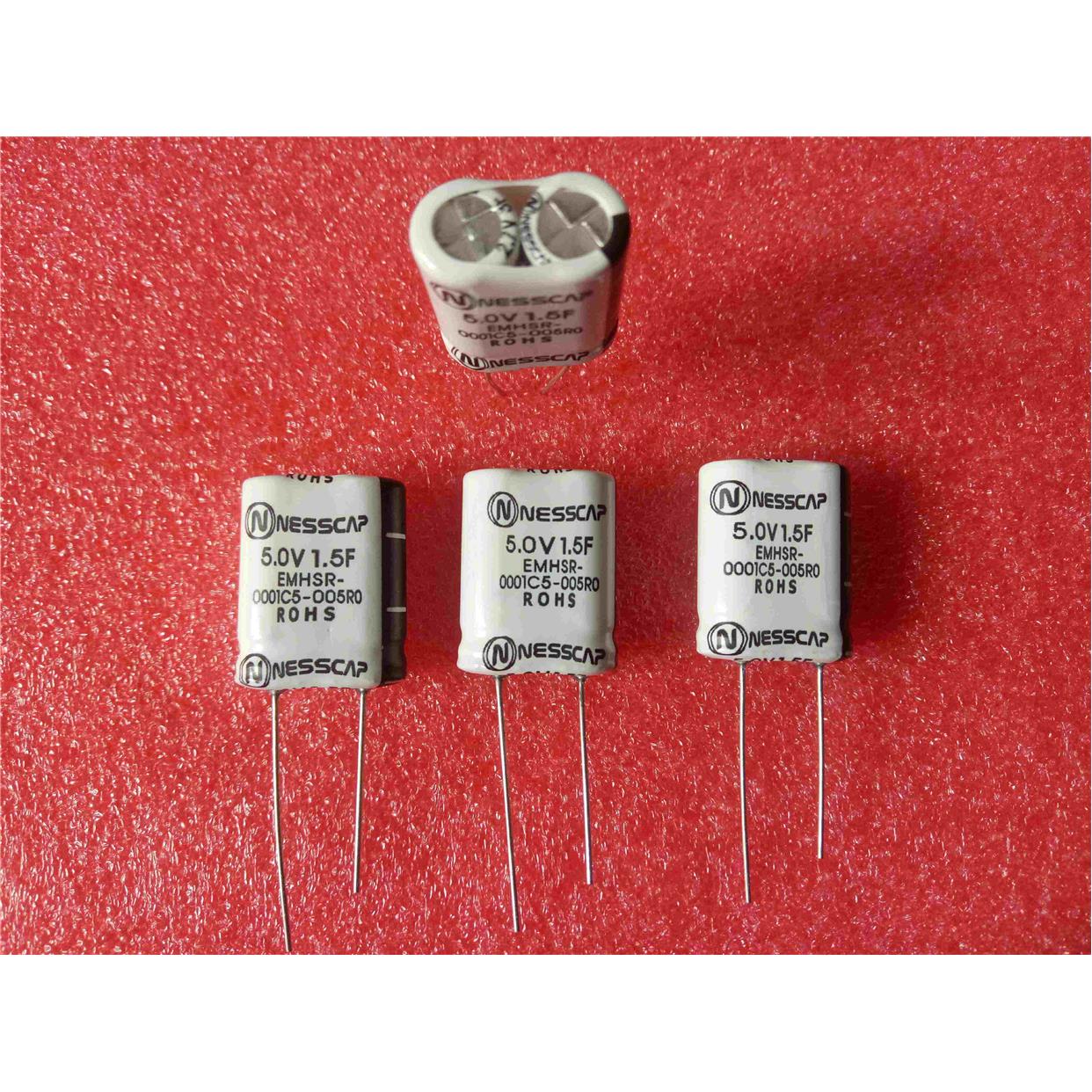 原装韩国NESSCAP 5.0V1.5F 法拉电容 5V1.5F EMHSR-0001C5-005R0