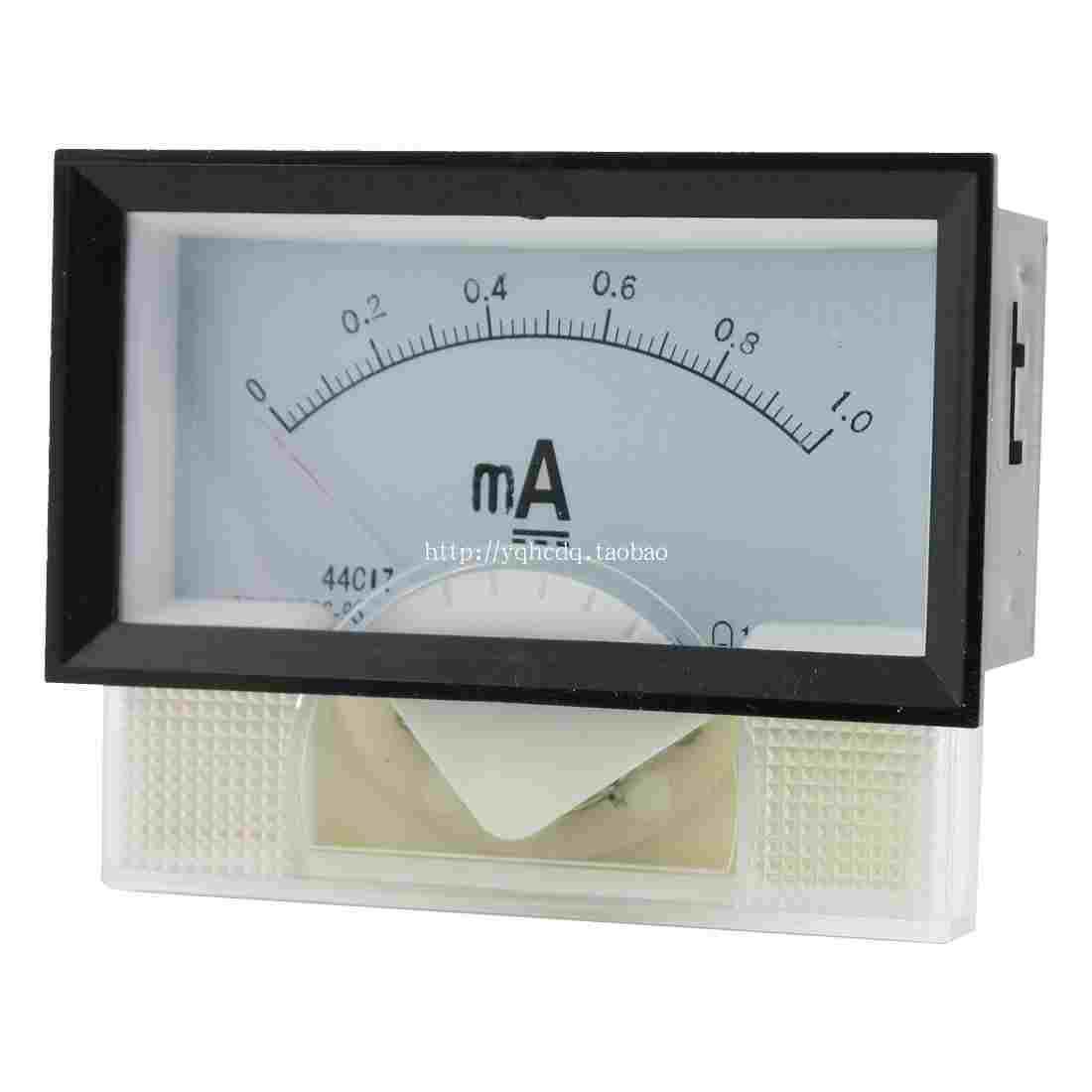 指针式直流电流表44C17-1mA 100uA 1A 2A 3A 5A 10A 50A带框表头