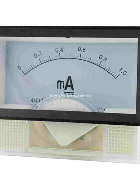 指针式直流电流表44C17-1mA 100uA 1A 2A 3A 5A 10A 50A带框表头