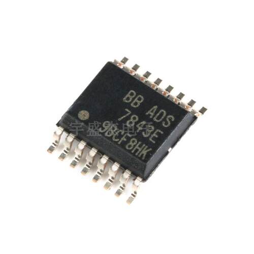 原装TI/德州 贴片 ADS7843E 12位模数转换器 串行口 SSOP-16