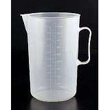 塑料量杯 带柄把子 1000ml透明塑料量杯 实验器材 耐腐蚀塑料量杯