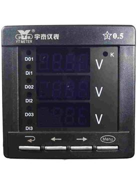 宇泰仪表 72款智能三相数显交流电压表电流表YT194UI-AV4