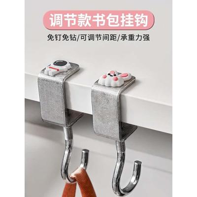 高中生书桌挂书包小学生初中生课桌侧边专用挂钩教室桌边承重钩