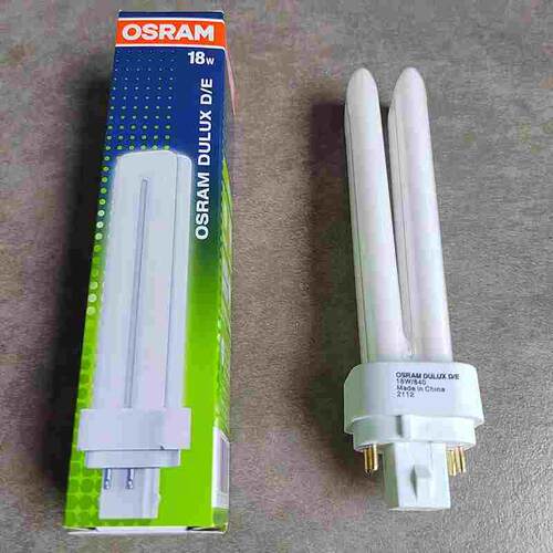 OSRAM欧司朗2P两针10插拔管4P四13W节能灯18W白光865黄光827中840
