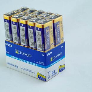 正品天球9v电池6F22X麦克风无线话筒万用表遥控器用一盒10节包邮