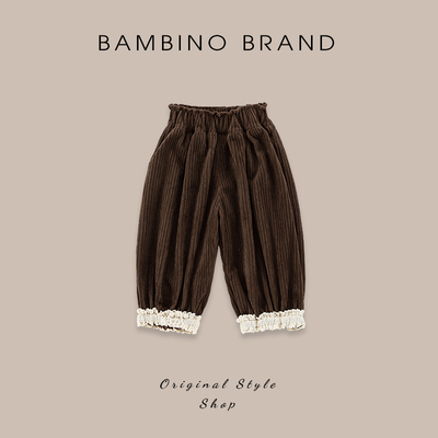 班比诺长裤保暖舒适灯芯绒裤