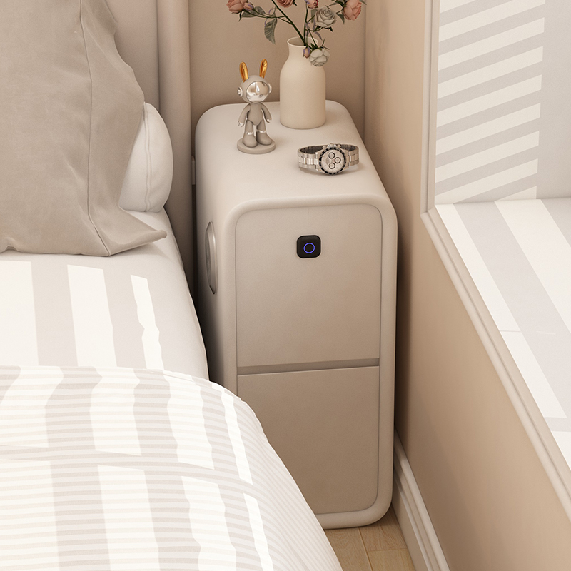 小型超窄床头柜20cm宽卧室简约现代白色精致超薄智能边柜25公分窄