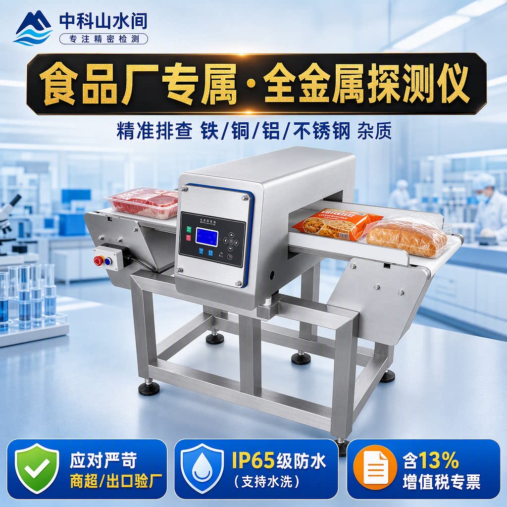 中科山水间食品检针机全金属探测