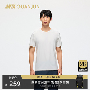 夏季 T男士 T恤152520139 智能调温圆领运动短袖 安踏冠军全天候系列