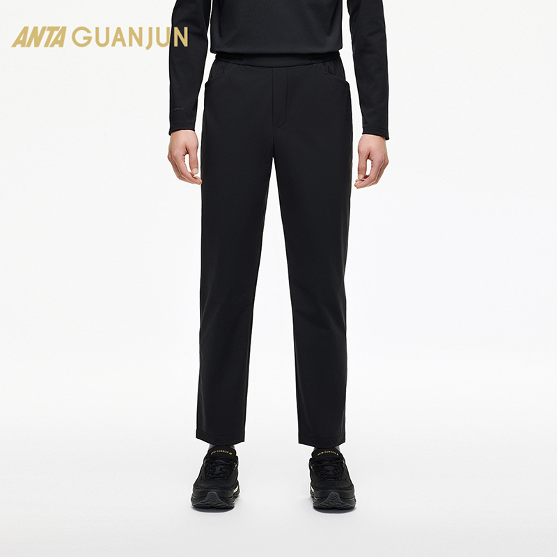 安踏冠军梭织运动长裤男