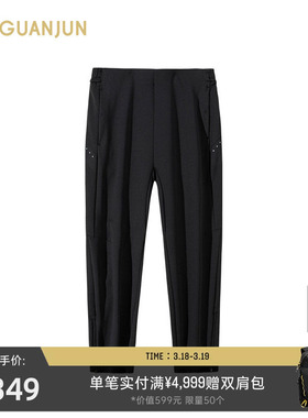 安踏冠军户外系列HK100越野跑女士加绒针织运动长裤162510301