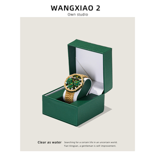 WANGXIAO 成品手链送礼物 2绿水鬼编织手表男毛线手环女王源同款