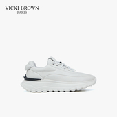 VICKI BROWN春秋新款 真皮男士 法国VB未毕商务休闲男鞋 百搭老爹鞋