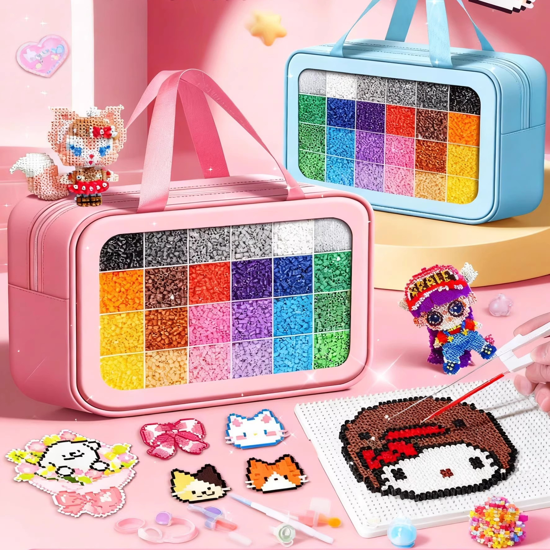 拼豆手工diy材料包全套融