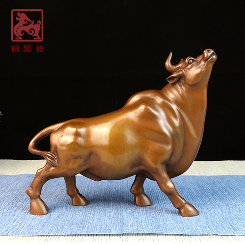铜聚德运势如虹华尔街风装饰品