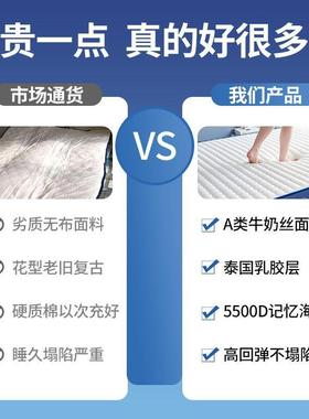 加乳胶1床垫厚家用软垫al657003子.垫5米m海绵床垫单人学生宿舍床