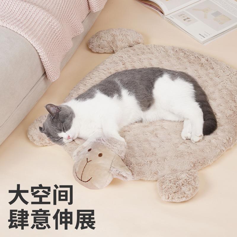 zeze猫垫小羊垫垫子睡觉用狗子宠物垫子垫地猫zeze咪垫猫笼垫垫宠